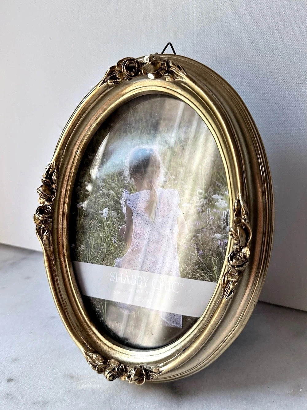 Beautiful Rachel Ashwell Shabby Chic Ornate Oval Picture Frame ✨5x7